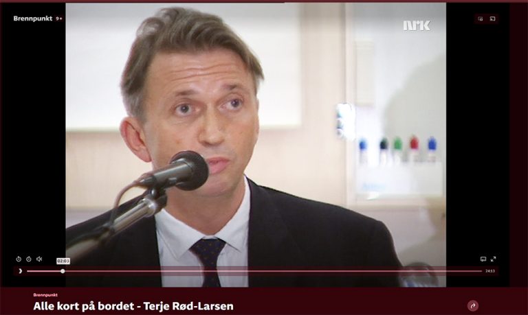 Juul/Rød-Larsen-skandalen – dødsstøtet for UDs